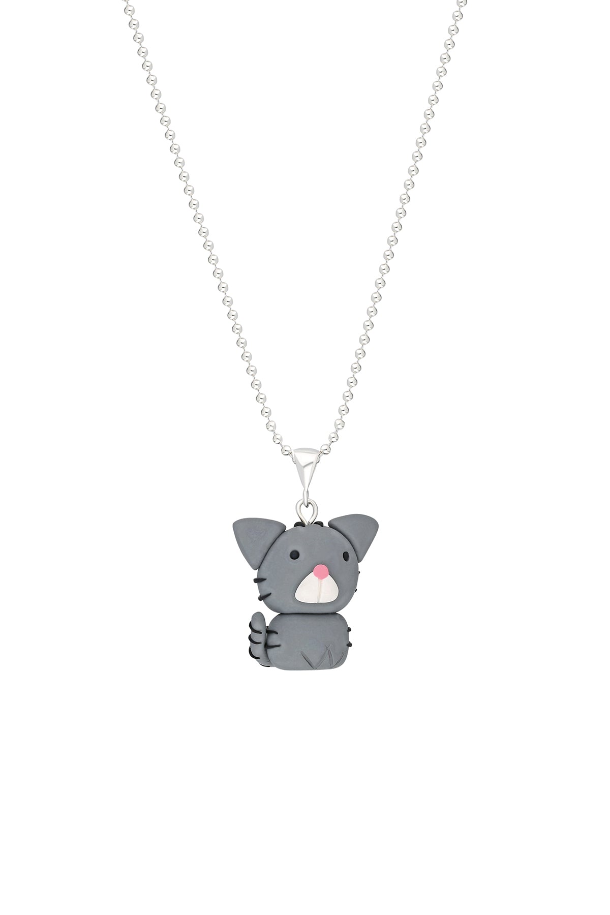 Cat Silver Necklace