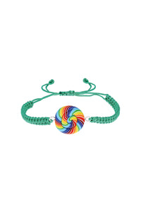 Rainbow Lollipop Bileklik - Yeşil / Rainbow Lollipop Bracelet - Green